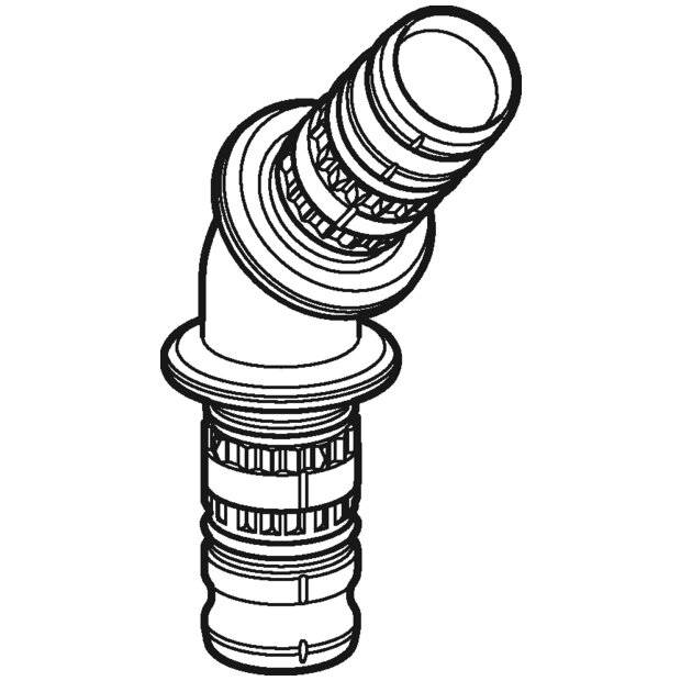 Geberit GE Mepla Winkel, PVDF, 45 Grad, d 26 mm, 1 Stk.