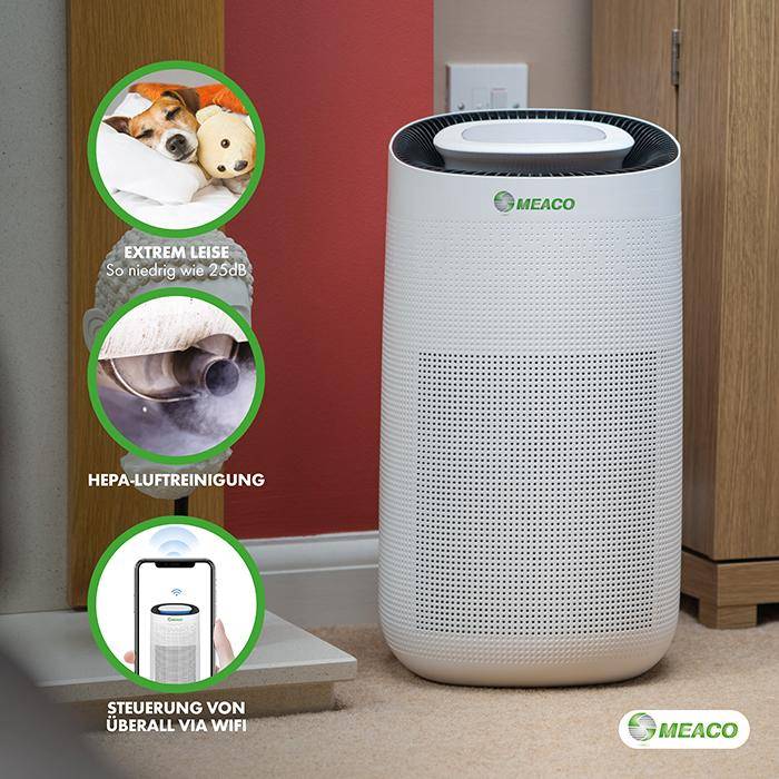 MeacoClean CA-HEPA 76x5 WLAN Luftreiniger