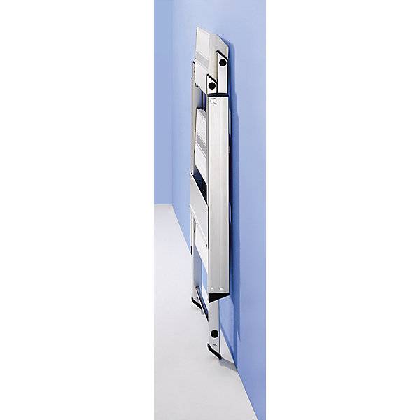 MUNK Günzburger Steigtechnik 55002 Aluminium Treppe klappbar Arbeitshöhe (max.): 2.4 m Silber 5 kg
