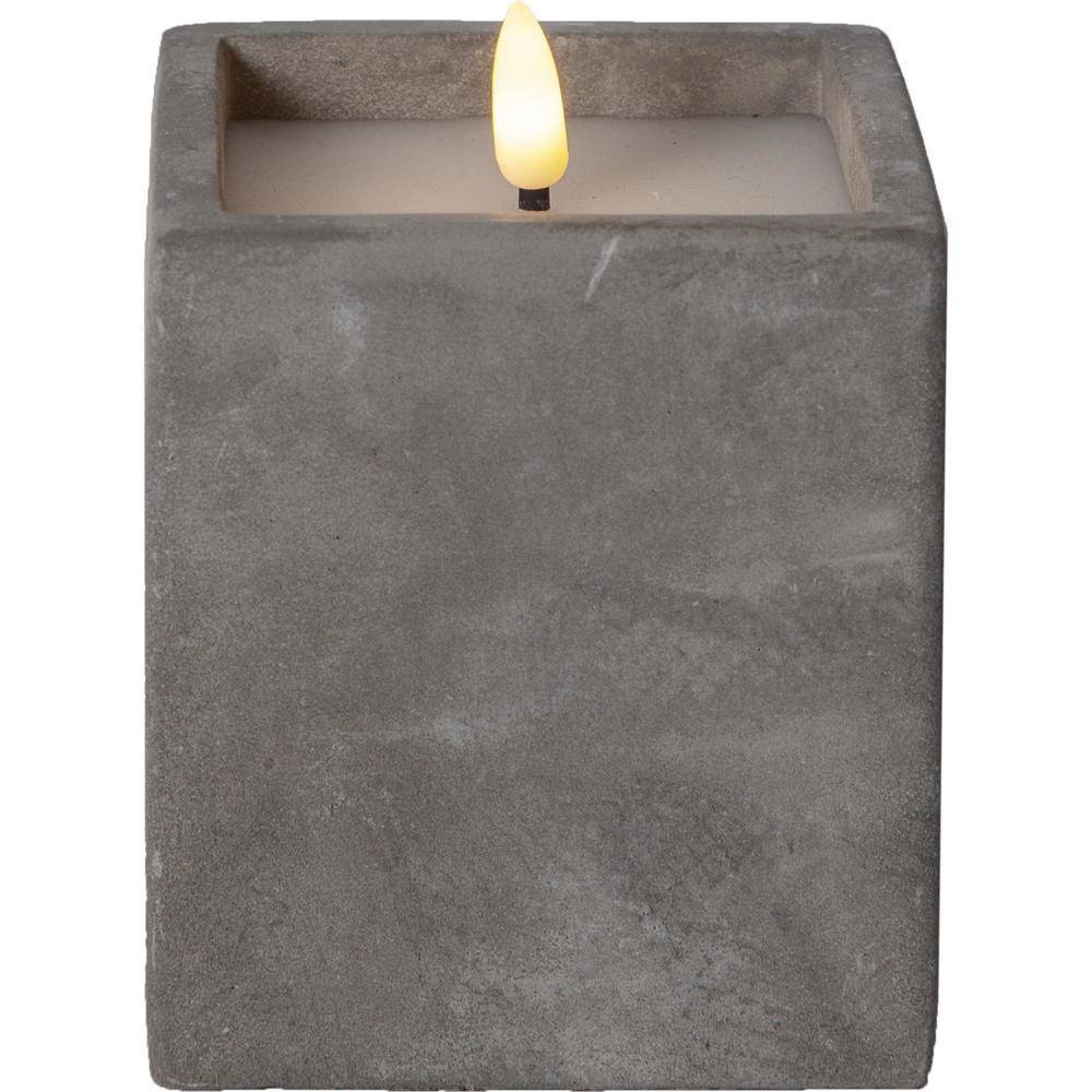 LED Kerze Flamme Cem in Graphit 0,03W 110mm