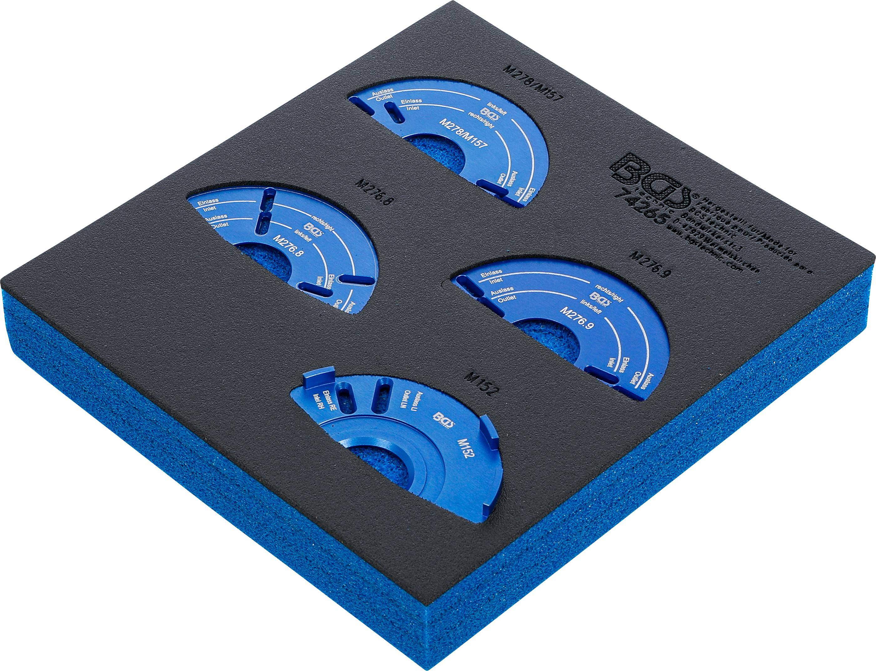 BGS 74265 Werkstattwageneinlage 1/6: Nockenwellenv ersteller-Einstellwerkzeug-Satz, für Mercedes-Benz