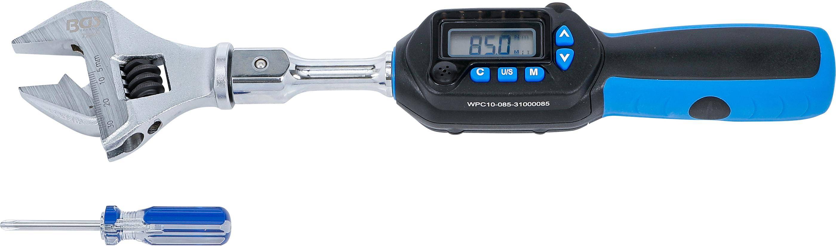 BGS 72097 Digitaler Drehmoment-Rollgabelschlüssel, 4,2 - 85 Nm