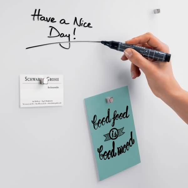 Glas-Magnettafel Artverum 60x40cm Little Birds matt