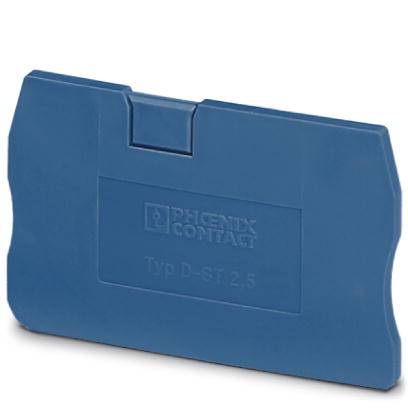 Phoenix D-St 2.5 BU - Terminal block cover - 1 Stück(e) - Blau - 2,2 mm - 48,6 m