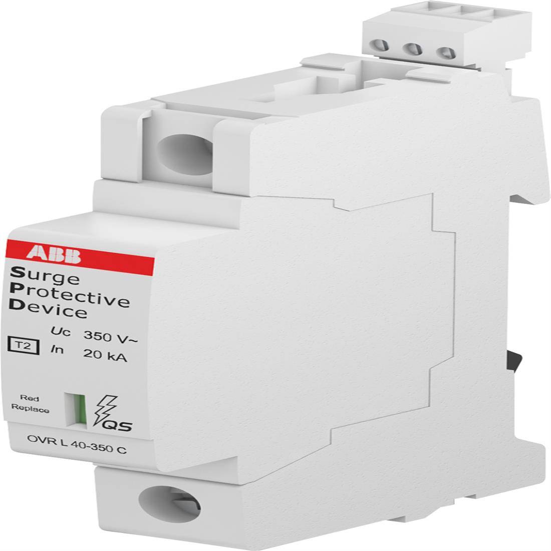 Überspannungsableiter SPD Typ2 230/400V1P OVR T2 40-350 P TS QS