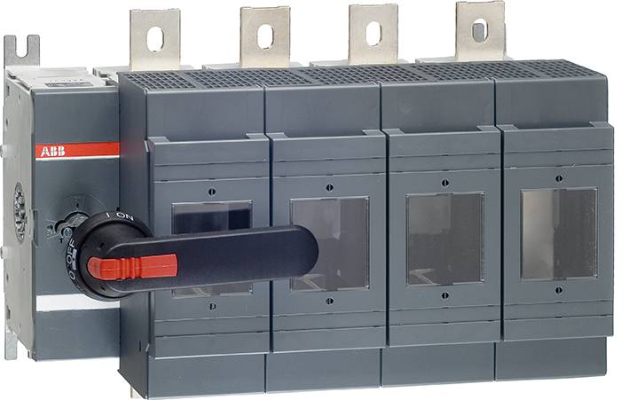 ABB Lasttr.-schalt. f. Sich. OS630D04N2P 4p 630A m.Griff u.Welle 1SCA022825R4290