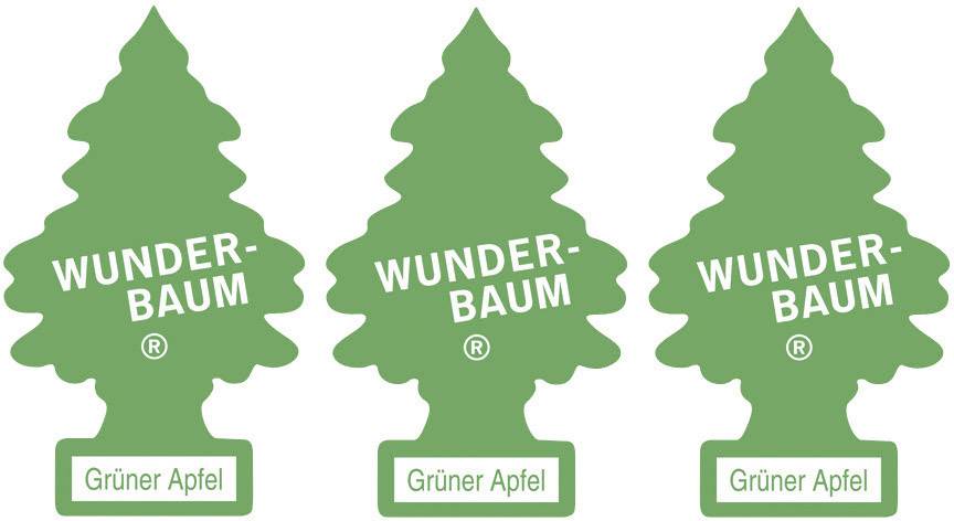 WUNDERBAUM Duftkarte 171207 Apfel / Grüner Apfel 3 St.