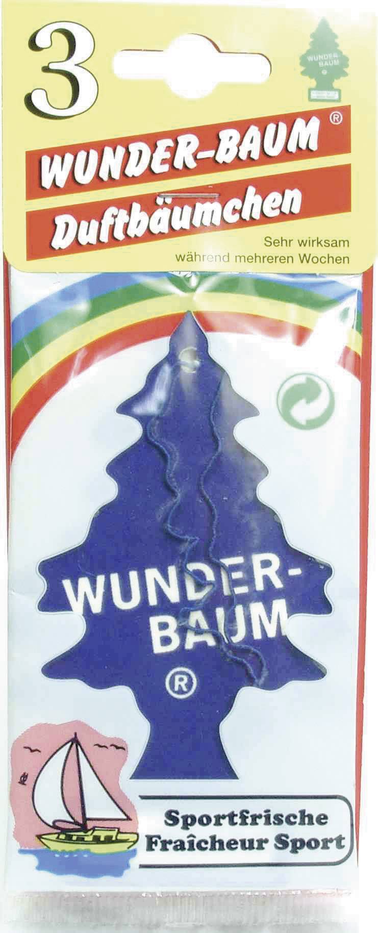WUNDERBAUM Duftkarte 171203 Sportfrische 3 St.