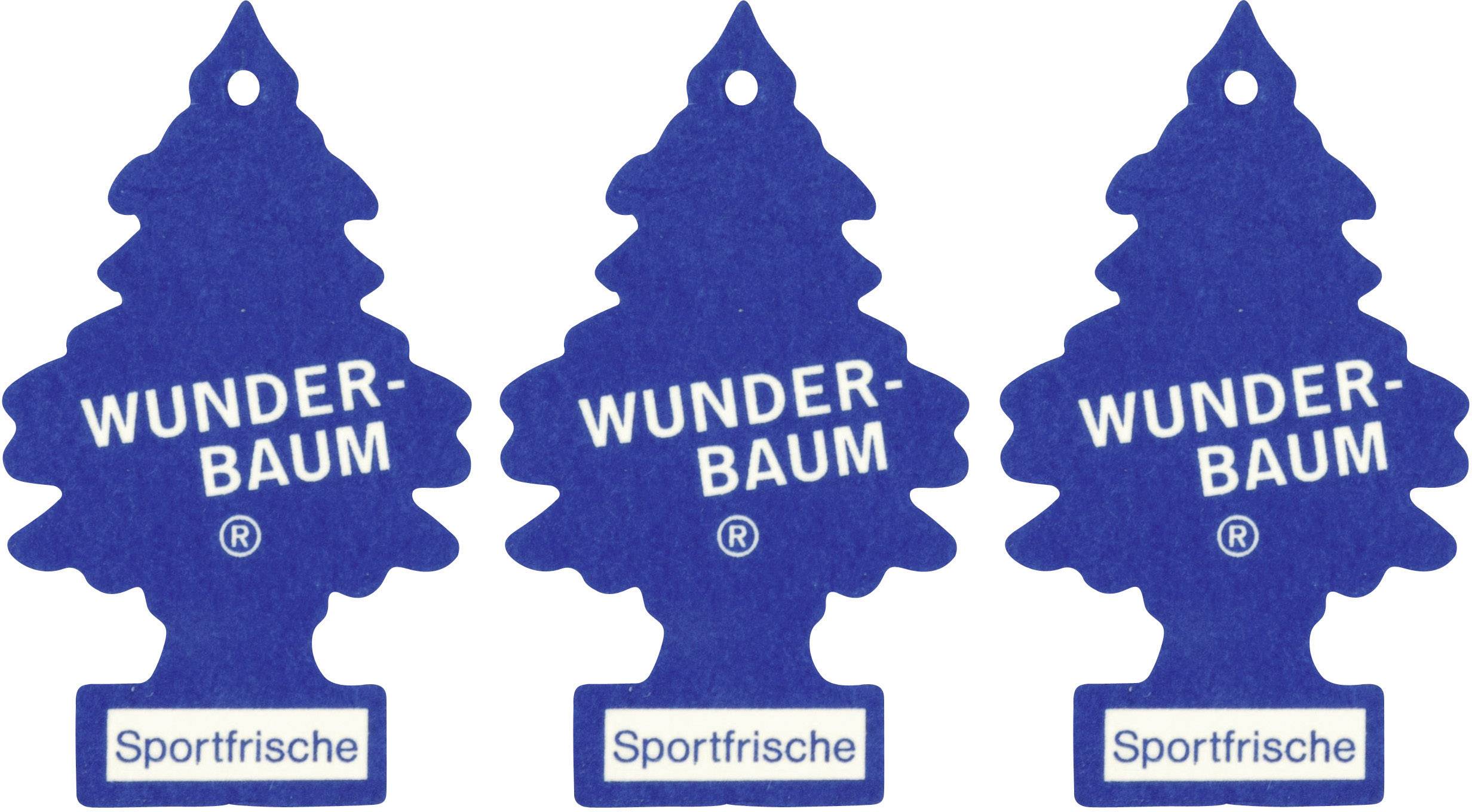 WUNDERBAUM Duftkarte 171203 Sportfrische 3 St.