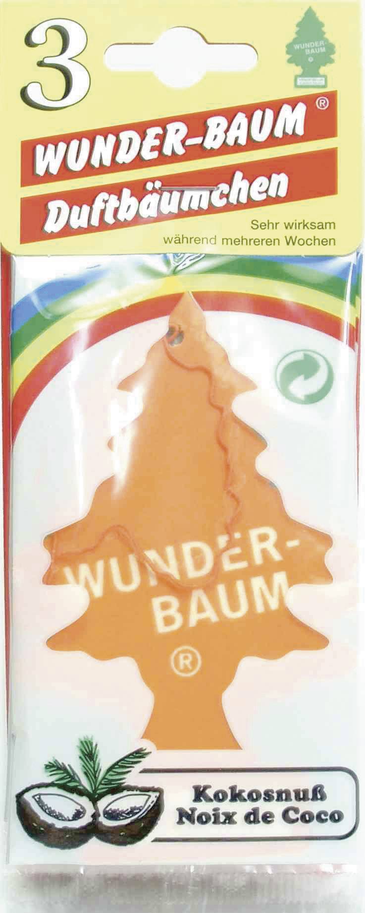 Wunder-Baum Duftkarte Kokosnuss 3St.