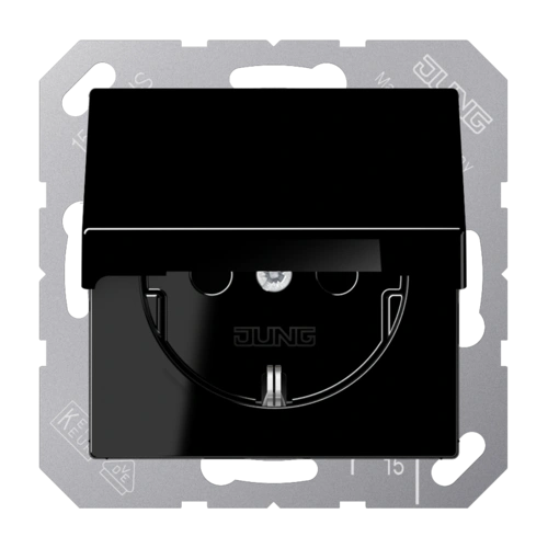 Jung SCHUKO Steckdose A 1520 NKL SW Jung SCHUKO Steckdose A 1520 NKL SW