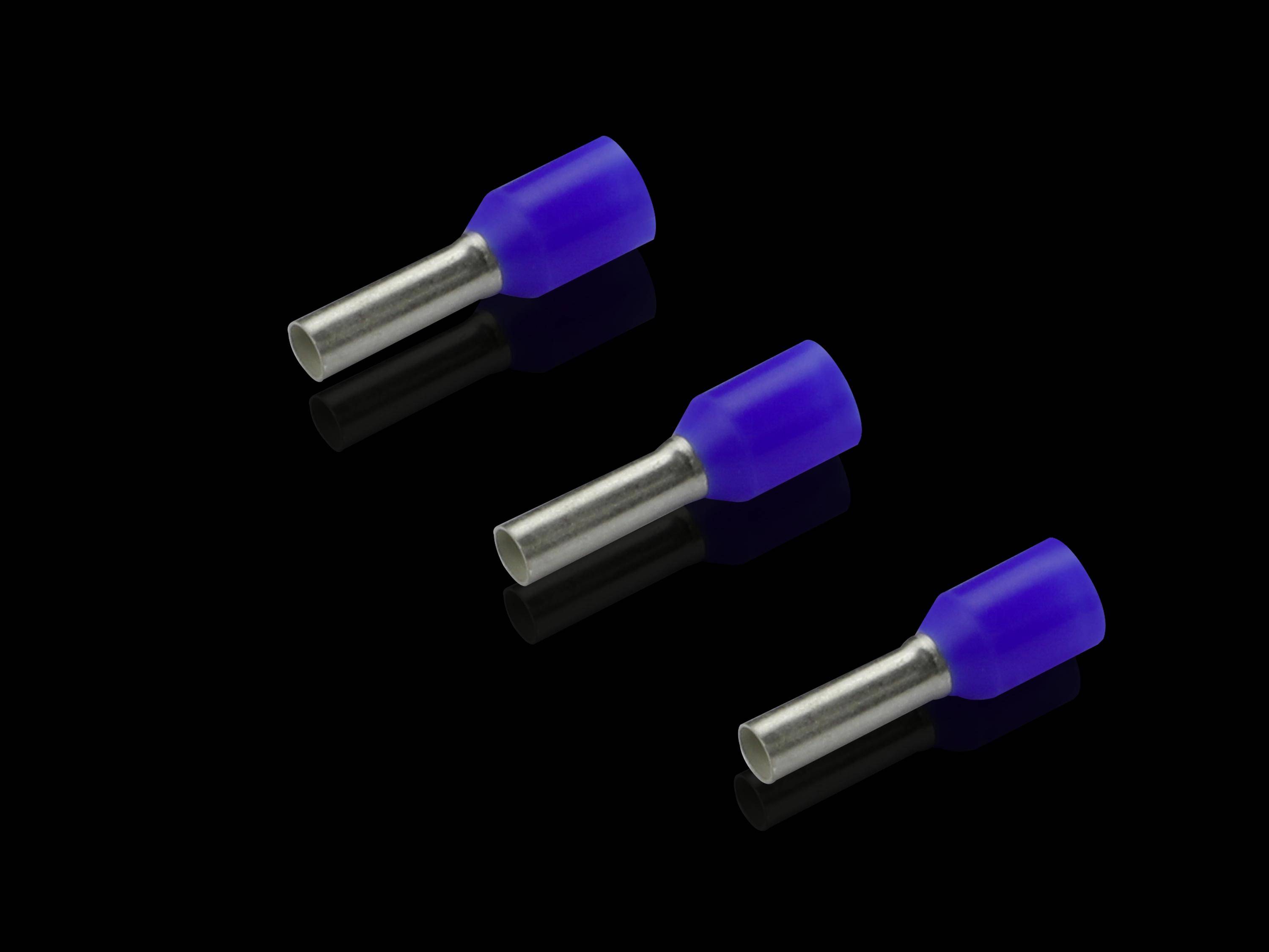 Rittal 4050.734 Aderendhülse 2.5 mmÂ² Teilisoliert Blau 500 St.