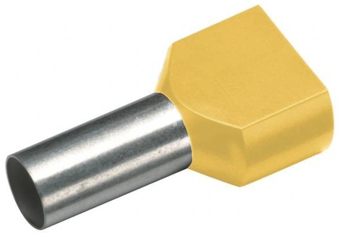 182480 - Pin-Anschluss - Kupfer - Gerade - Gelb - Verzinntes Kupfer - Polypropyl
