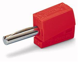 WAGO 215-212 Bananenstecker 4mm rot