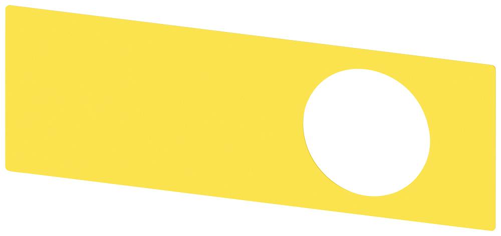 Siemens Unterlegschild fürNot-Halt-Pilzdrucktaster im Gehäuse gel