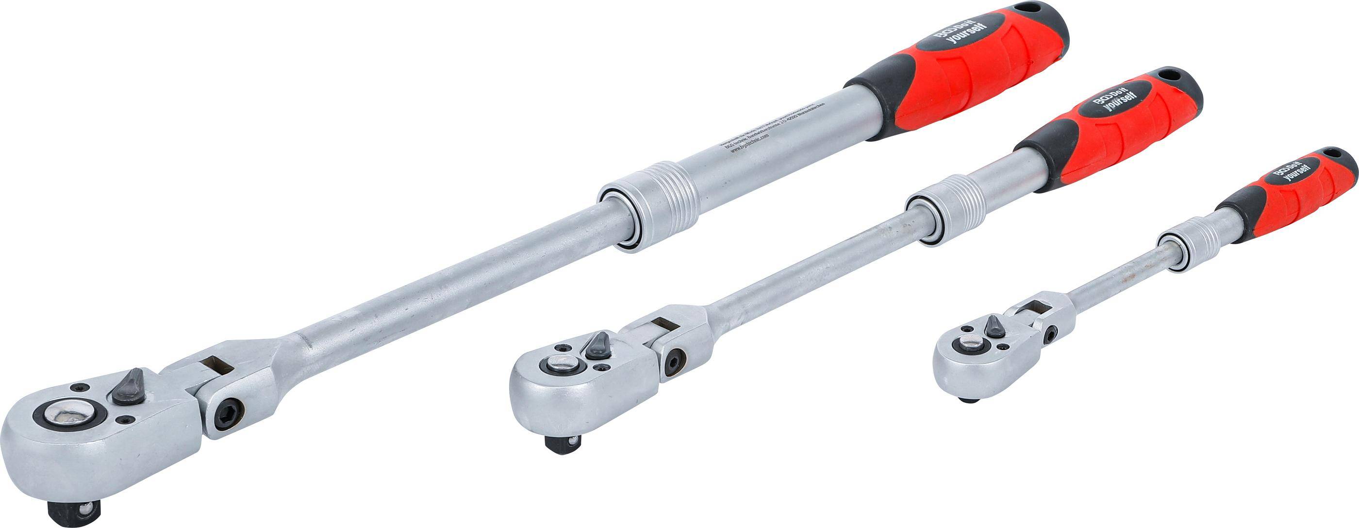 BGS Diy Umschaltknarren-Satz | ausziehbar, abwinkelbar | Abtrieb