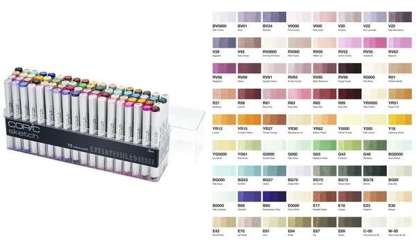 COPIC Marker sketch, 72er Set E (70002282)