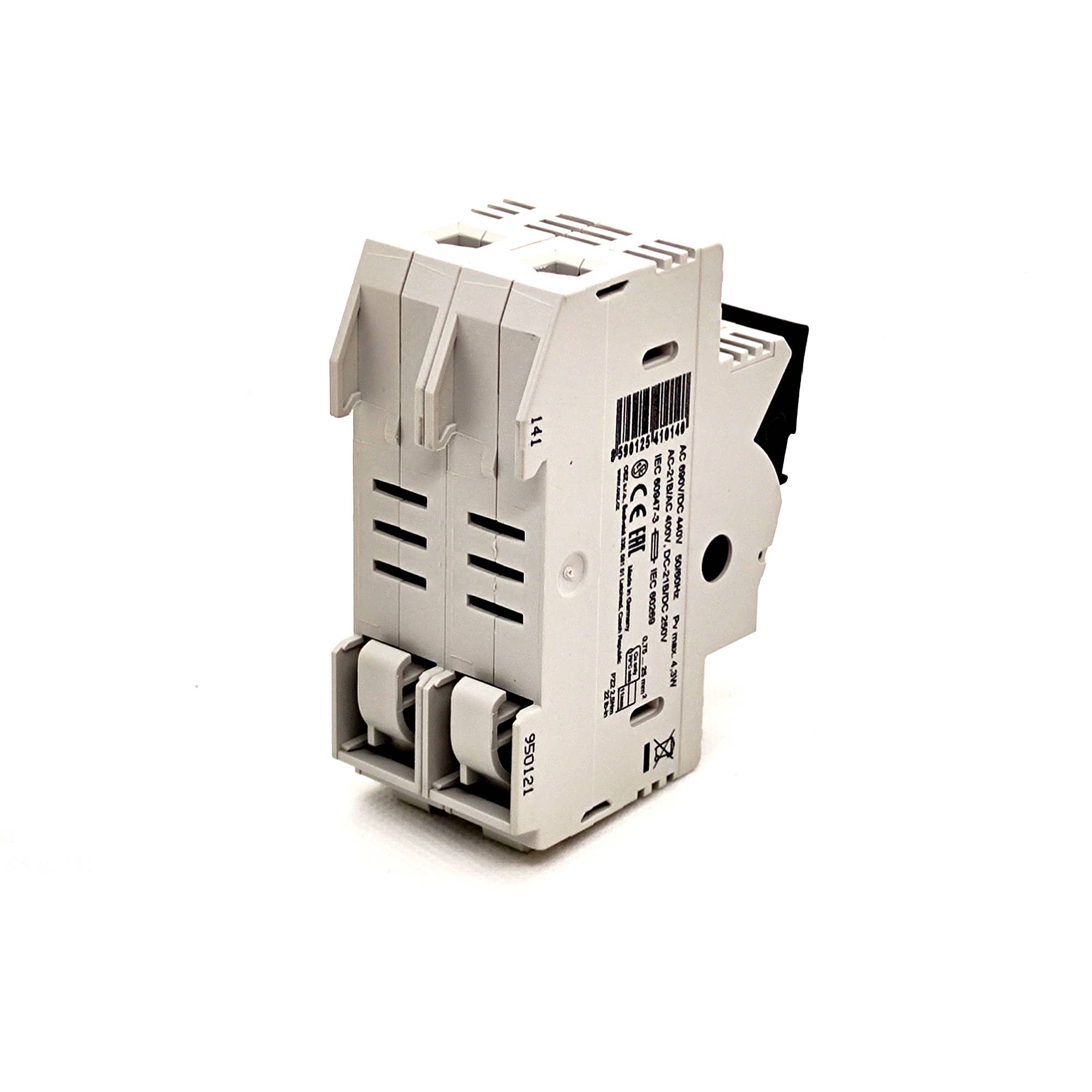 Sicherungs-Lasttrennschalter 2-polig In: 63A, AC 690V / DC 440V Haupt- Leitungsschutz-Schalter für Wallbox, OPVP14