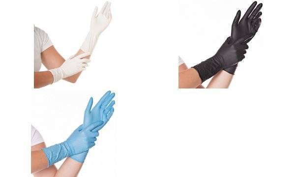 HYGOSTAR Nitril-Handschuh SAFE LONG, M, blau, puderfrei (6495789)