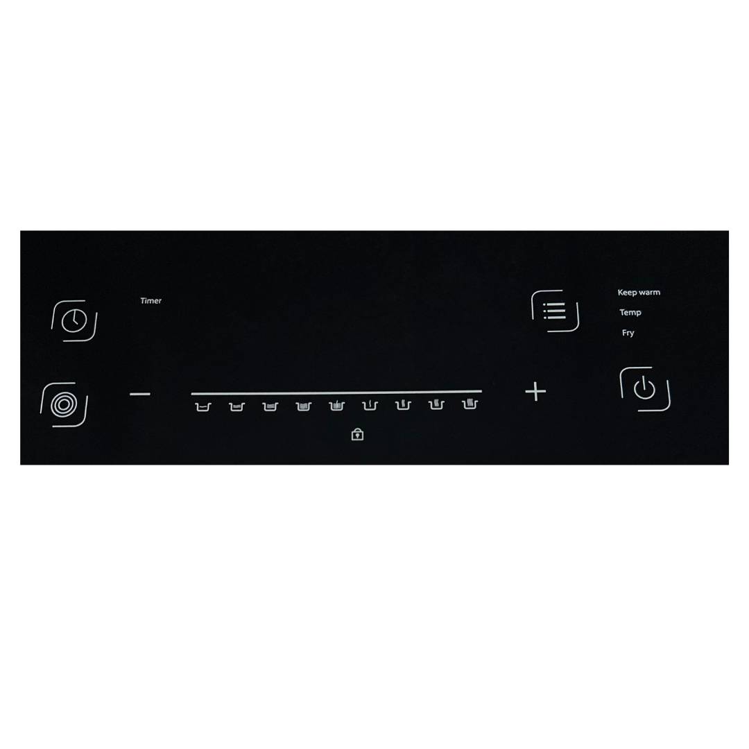 PKM Glaskeramikkochfeld EB-GK-2TCG, 9 Leistungsstufen, Touch Control