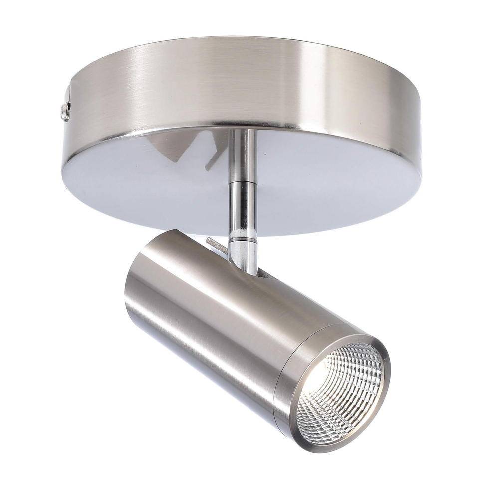 LED Wand- und Deckenleuchte Becrux I in Silber 6W 490lm