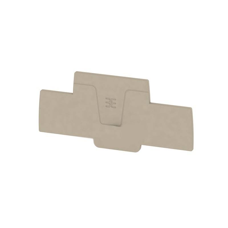 Weidmüller 2540000000 Abschlussplatte Beige 20 St.