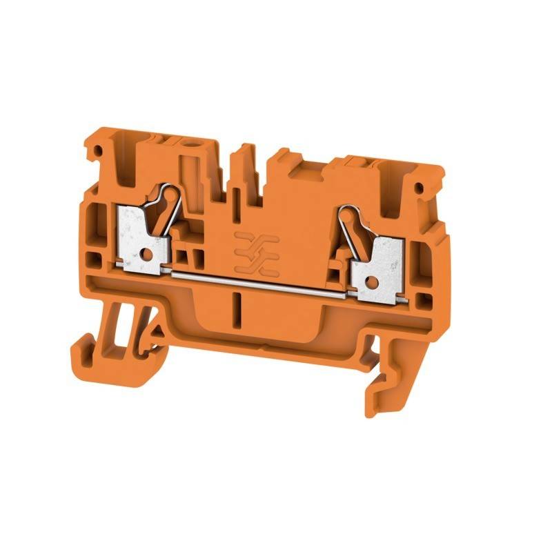 Weidmüller 1521930000 Durchgangsklemme 5.1 mm Zugfeder Orange 100 St.