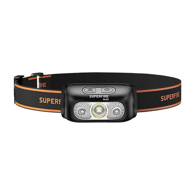 Superfire HL05-D, LED Kopflampe, 110lm, USB
