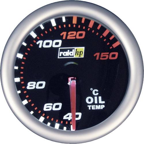 Raid hp Kfz Einbauinstrument Öltemperaturanzeige Messbereich 40 - 150°C 660242