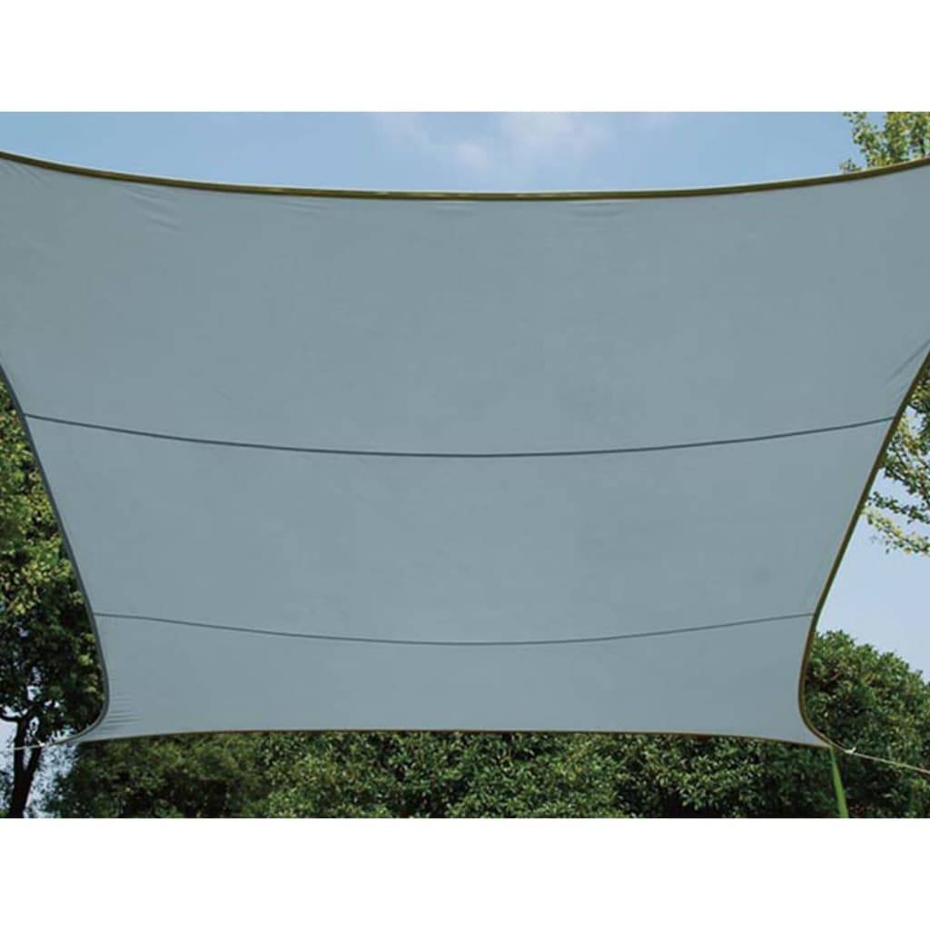 Sonnensegel quadratisch 3.6 x 3.6 m farbe: hellgrau