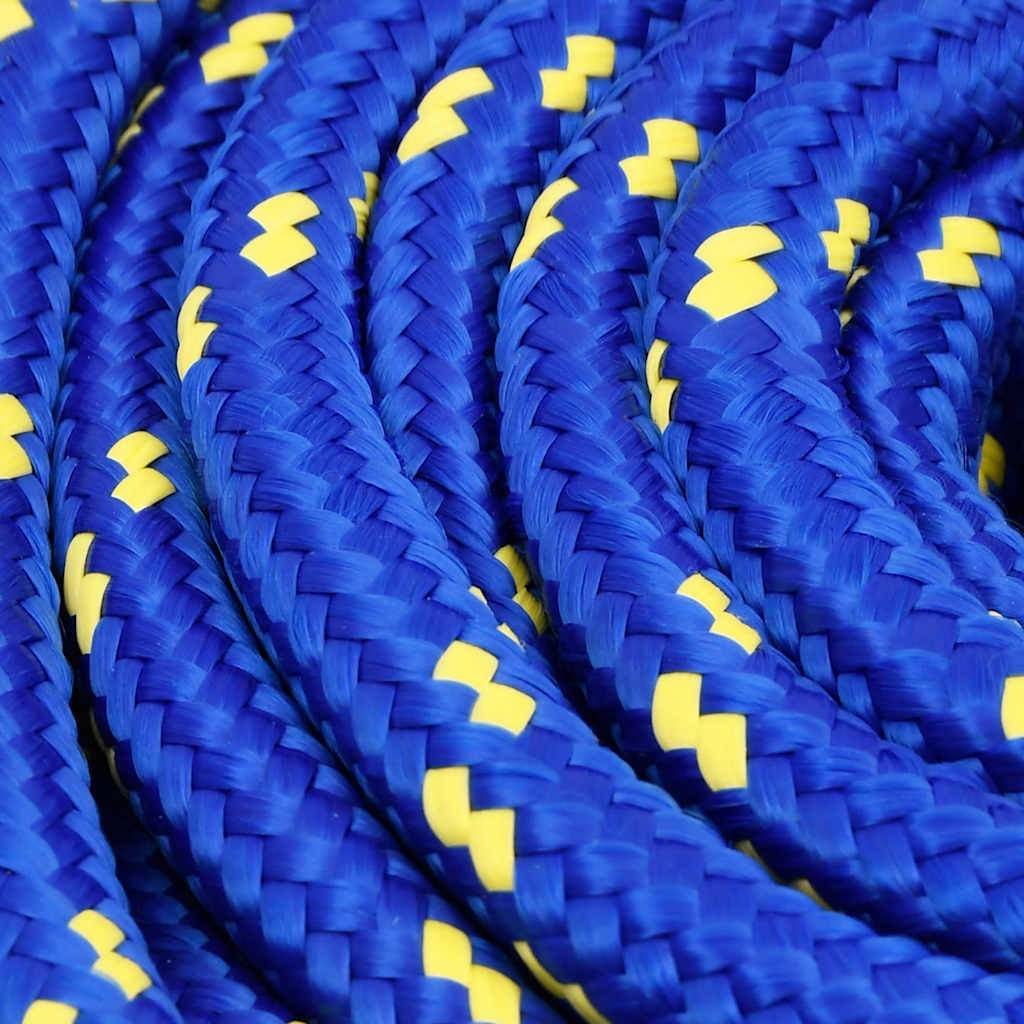 vidaXL Bootsseil Blau 16 mm 100 m Polypropylen