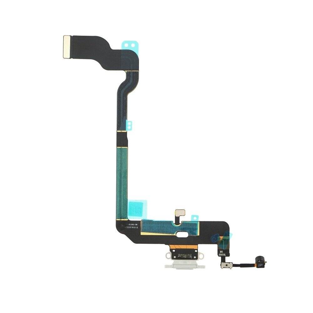 Ladebuchse für iPhone XS Weiß Dock Connector Flex