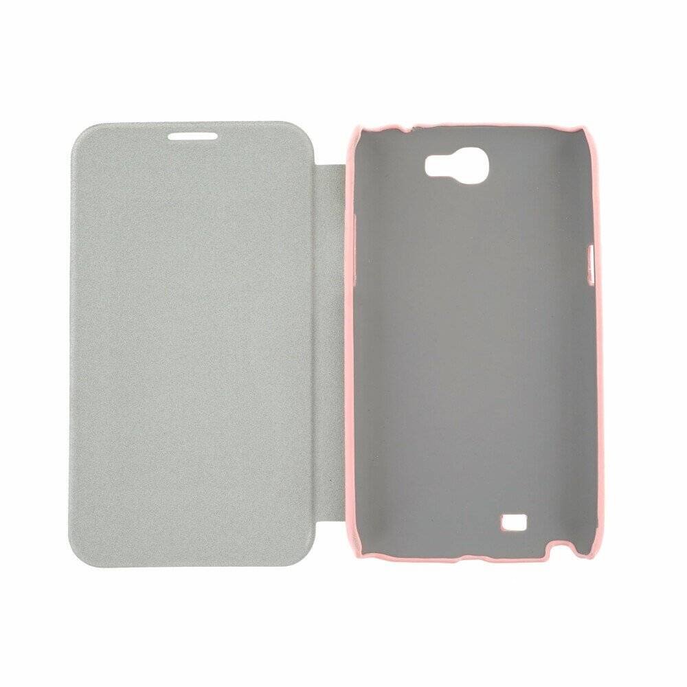 Original Flip Cover Handyhülle für Samsung Galaxy Note 2 Lachs ENSGN2PK