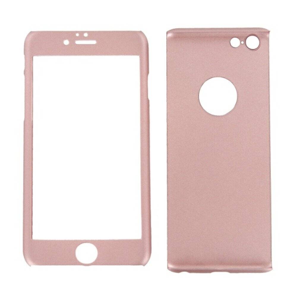 360° Hülle Handyhülle für iPhone 6/6s Rose Gold