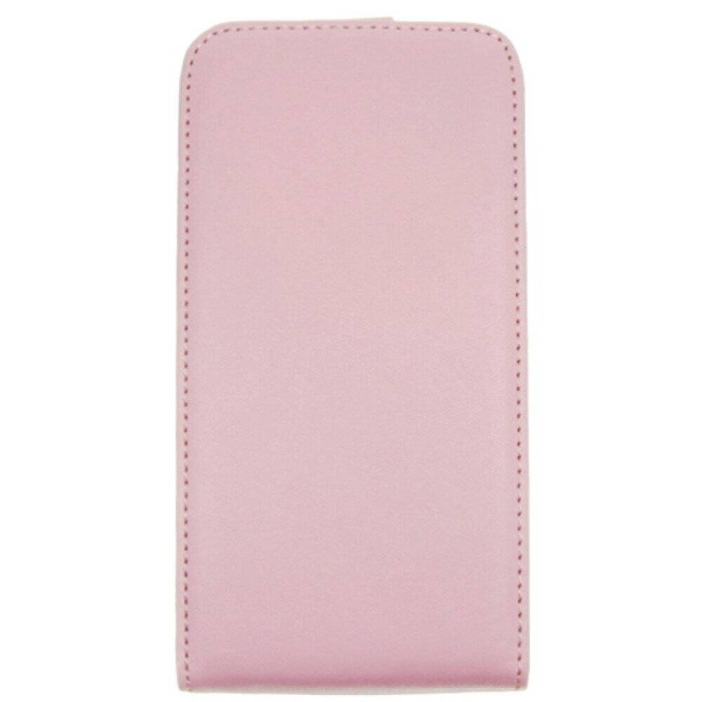 Slim Leder Flip Hülle für Samsung Galaxy S5 G900 Pink 4250710549764