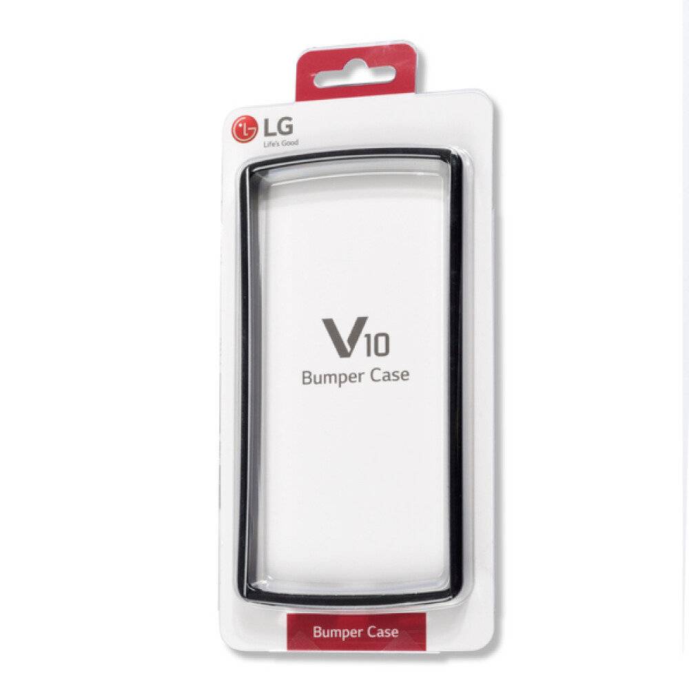 Original Bumper Handyhülle für LG V10 Schwarz, CSV-130.AGEUBK