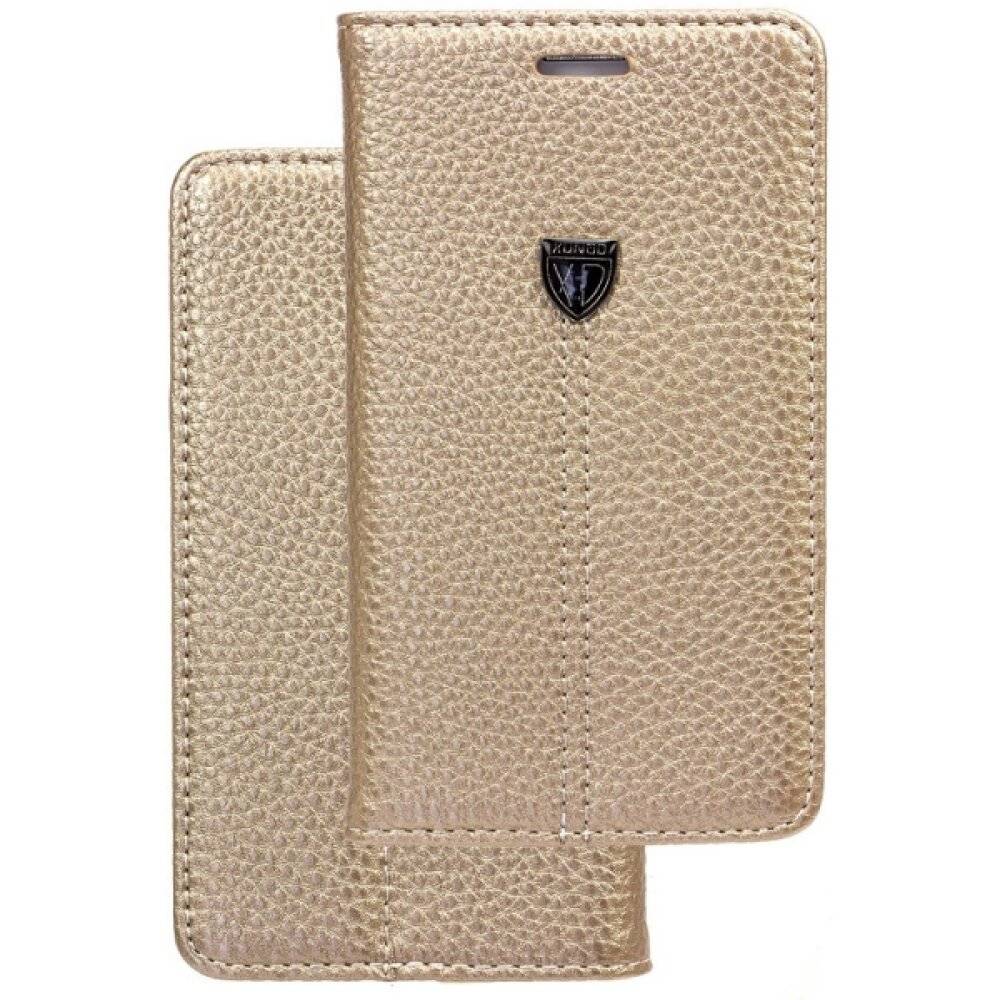 Book Case Handyhülle für Huawei P10 Plus Gold Schutz Tasche