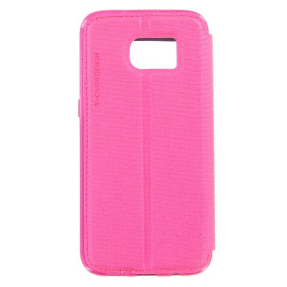 Original Magnet Flip Handyhülle für Samsung Galaxy S7 Edge Pink
