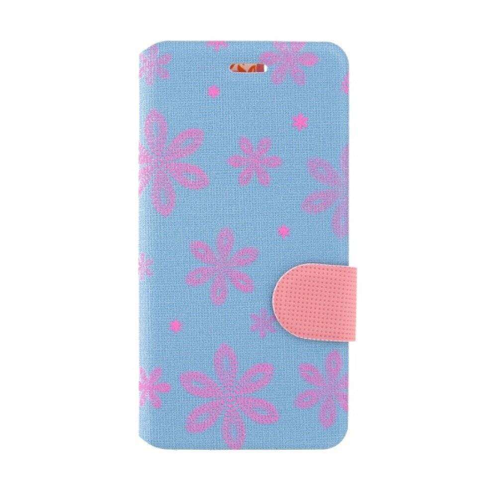 Book Case Handyhülle für iPhone 6 Blau Schutz Tasche