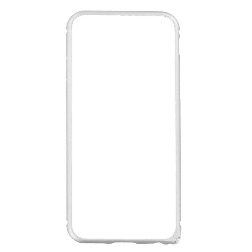 Original Metall Bumper Handyhülle für iPhone 6 6S Silber HI-T017