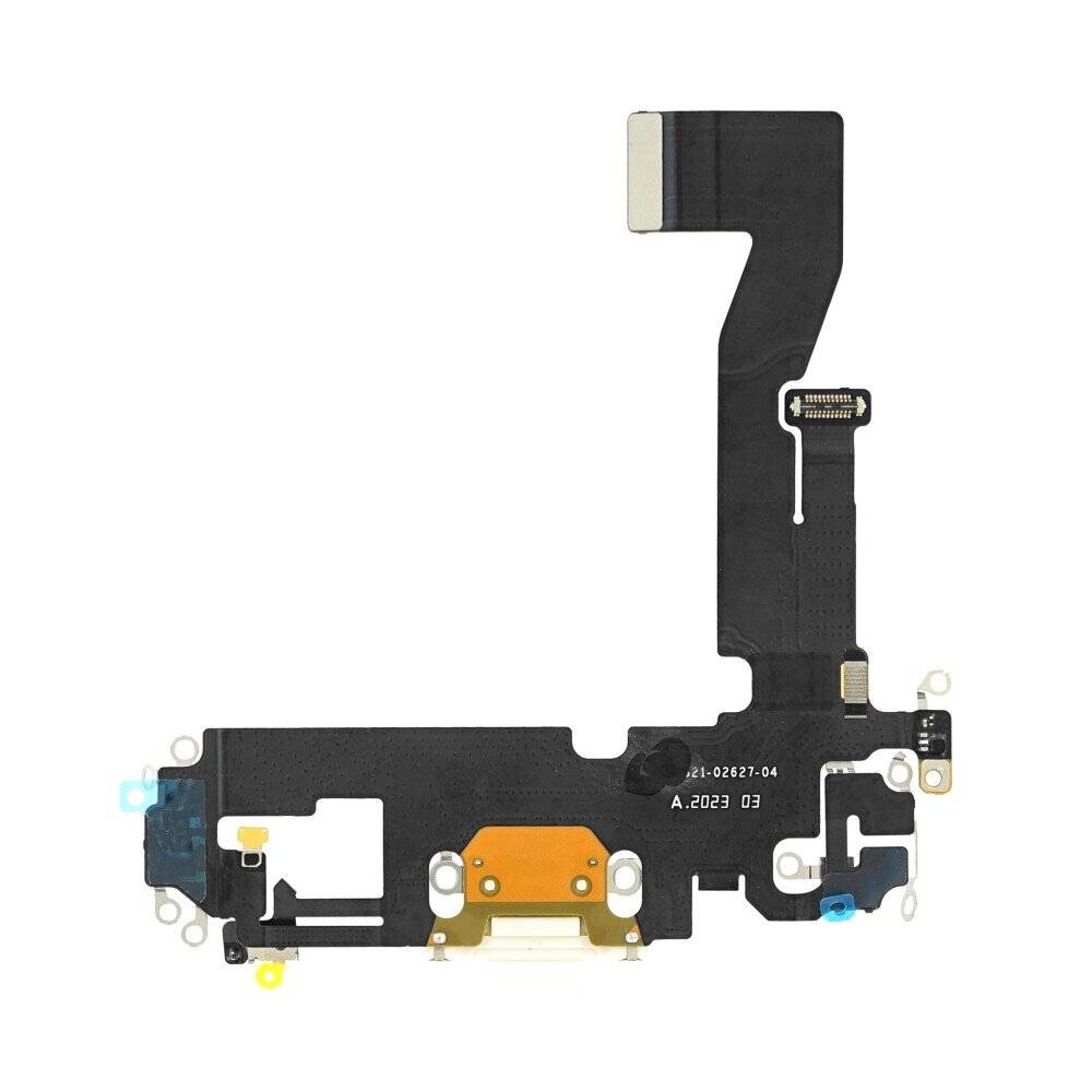 Ladebuchse für iPhone 12 Weiß Dock Connector Flex Ersatz