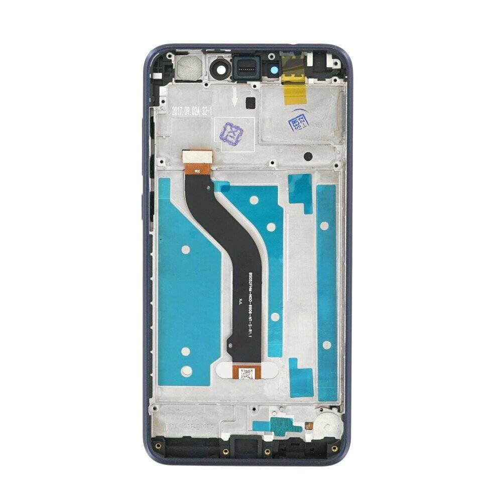 Display für Huawei P8 Lite 2017 LCD + Rahmen blau, Touch Bildschirm