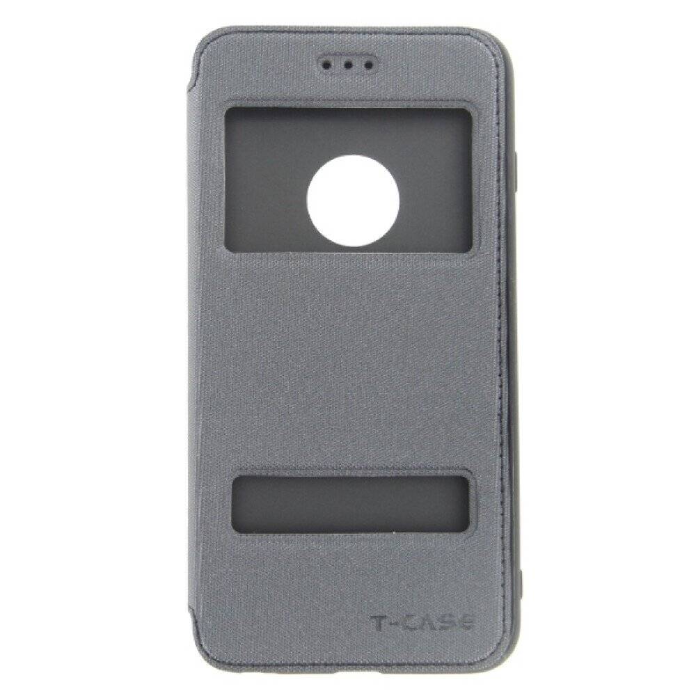 Original Magnet Flip Case Handyhülle für iPhone 6/6s Plus Schwarz Schutz Tasche