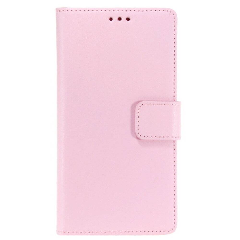 Book Case Handyhülle für Galaxy A7 Pink Leder 4250710560882