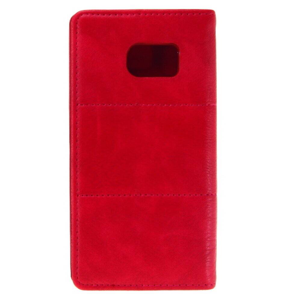 Book Case Handyhülle für Galaxy S6 Edge Pink 4250710565498