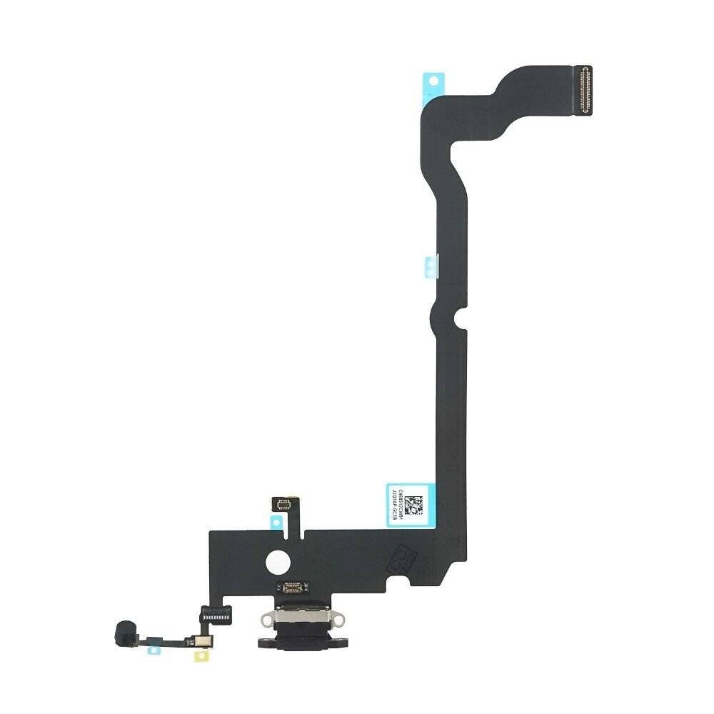 Ladebuchse für iPhone XS Max Schwarz Dock Anschluss Flex Ersatz