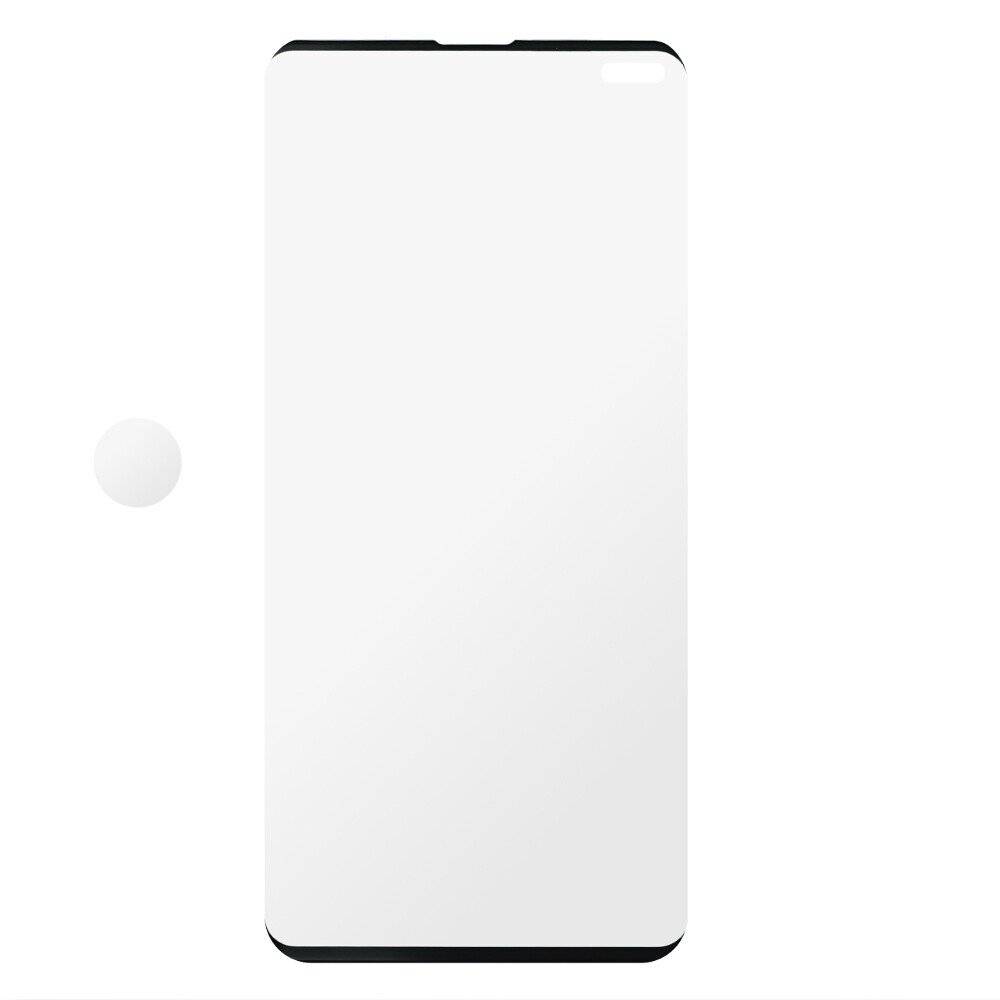 prio 3D Displayschutzglas für Samsung S10+, mit Sensorglas schwarz