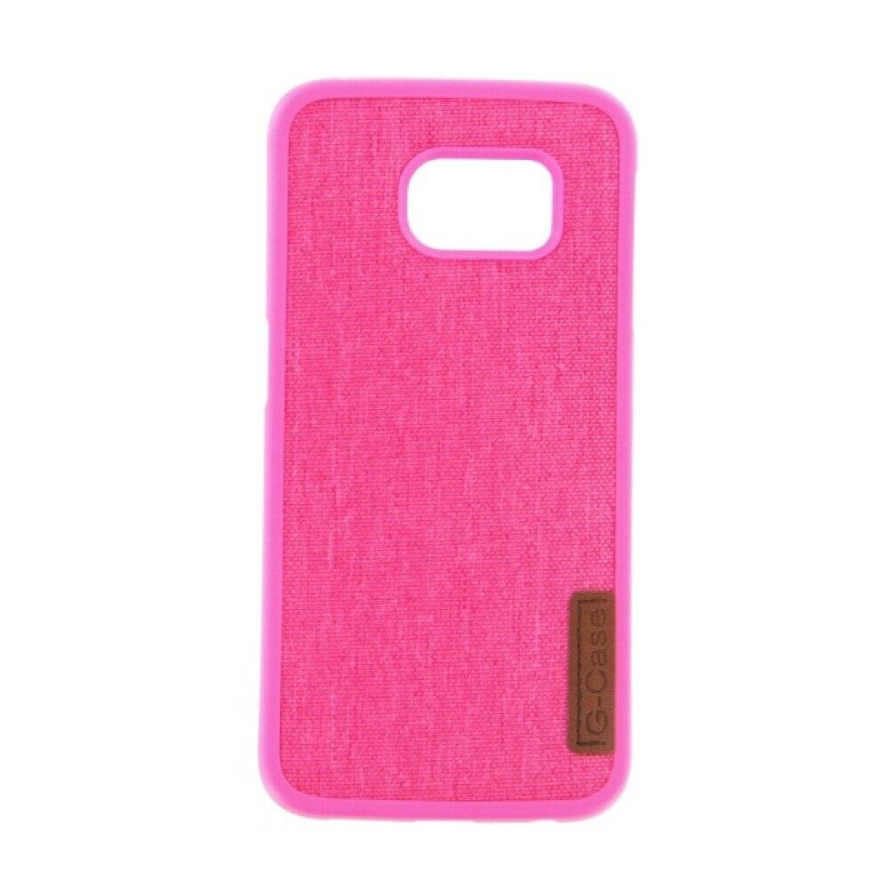 Silikonhülle Handyhülle für Samsung S6 Edge Pink Schutz Tasche