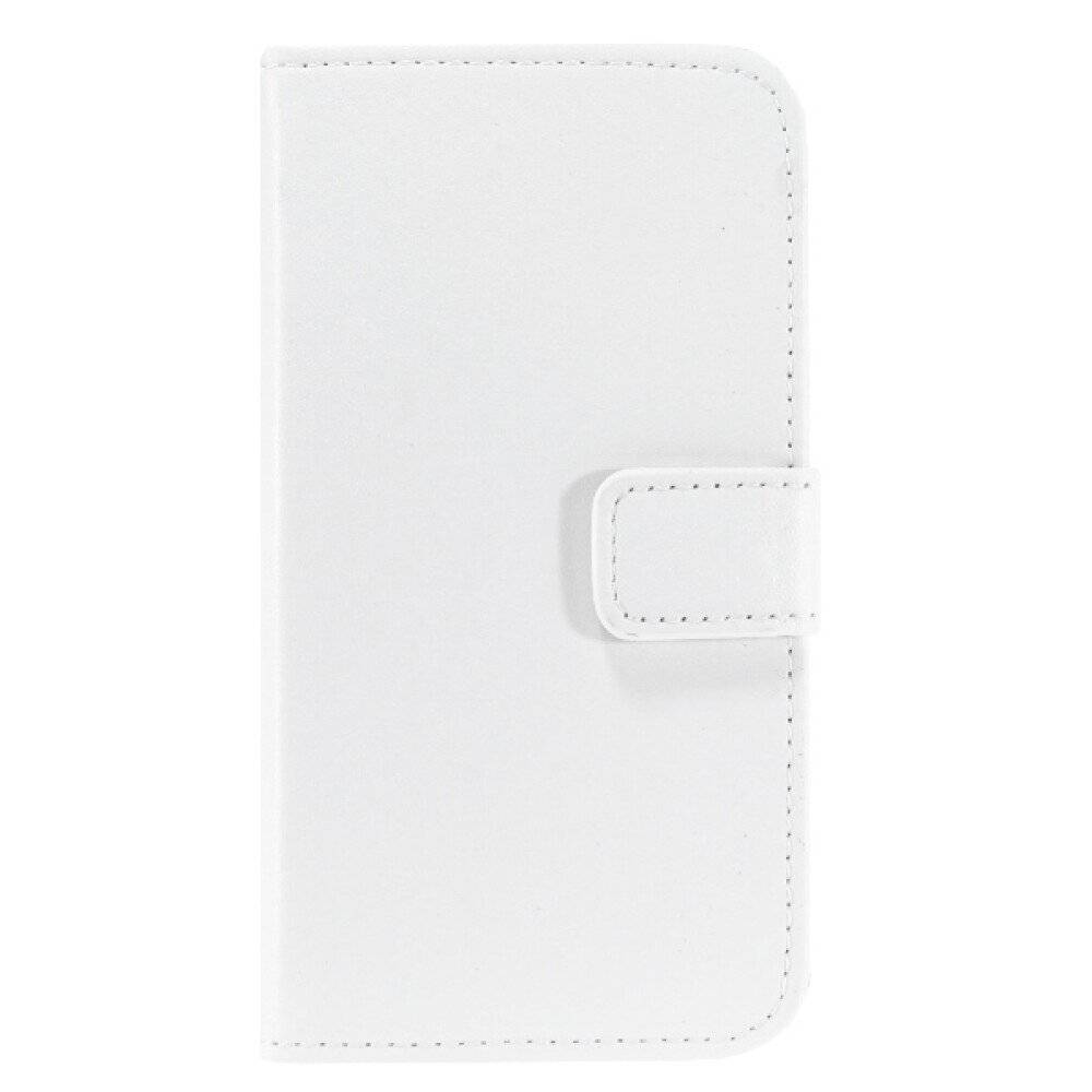 Leder Handyhülle für Samsung Galaxy S4 mini Weiß