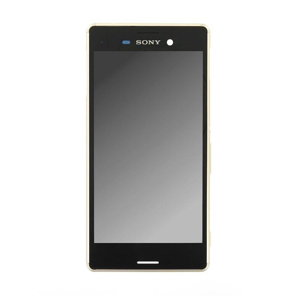 Original Display für Sony Xperia M4 Aqua E2302 LCD Silber Bildschirm Touch